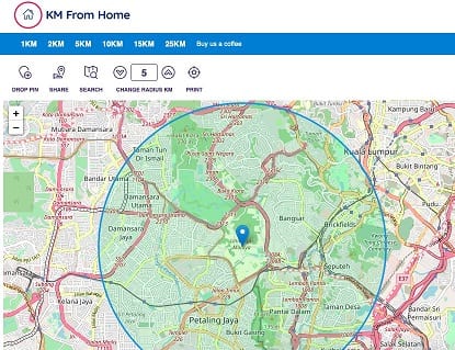 10km Radius 1